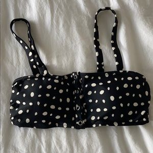 Polka dotted Aerie Bikini top
